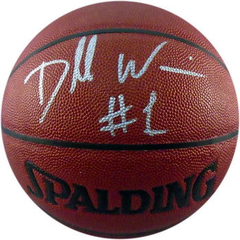 Dorell Wright Autographed Indoor / Outdoor Basketball