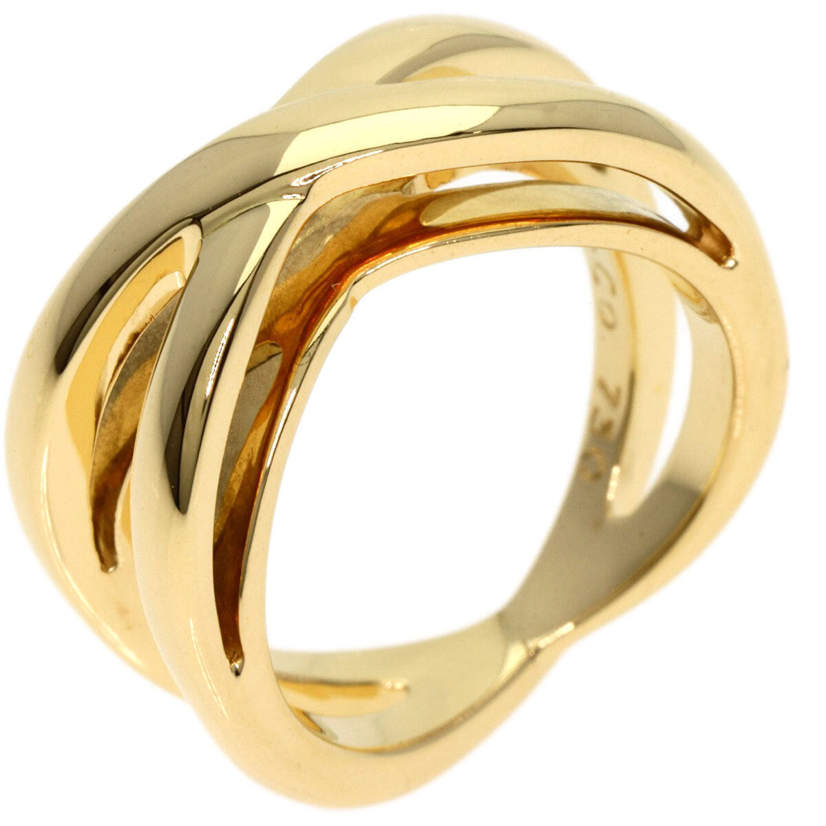Tiffany&Co.   Ring Cross K18 Yellow Gold