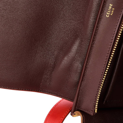 Celine Tricolor Trapeze Bag Leather Small