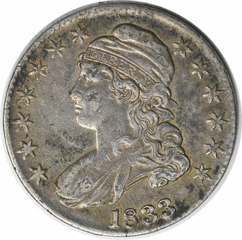 1833 Bust Half Dollar EF Uncertified #246
