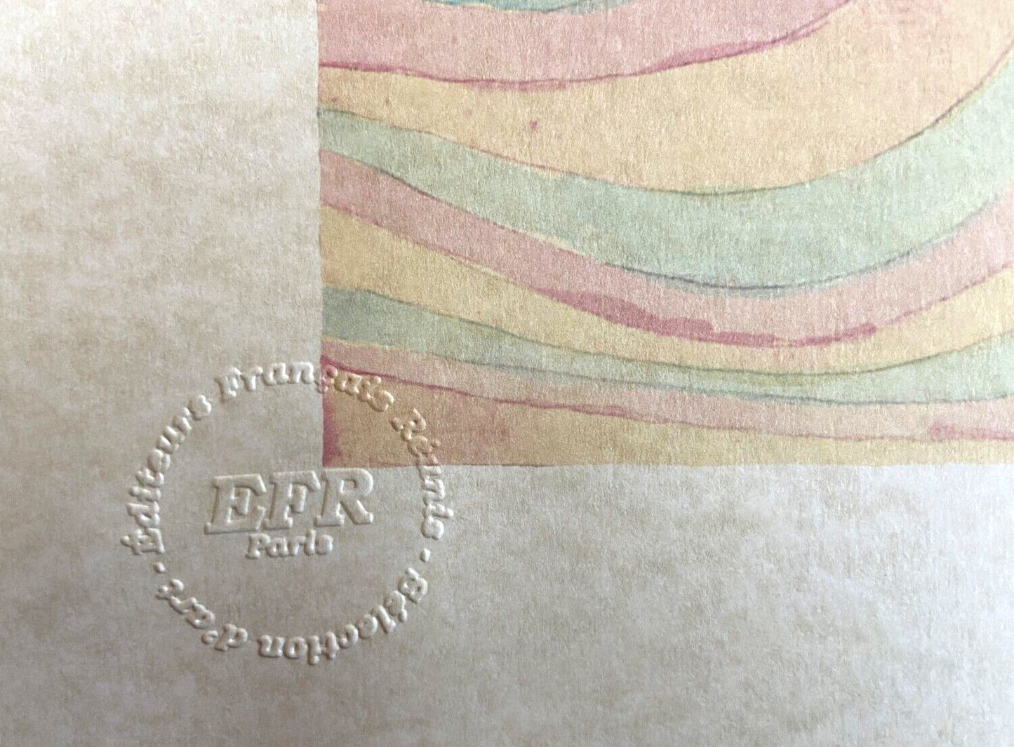 Paul Klee Lithograph Coa Numbered Pencil Stamped Certified