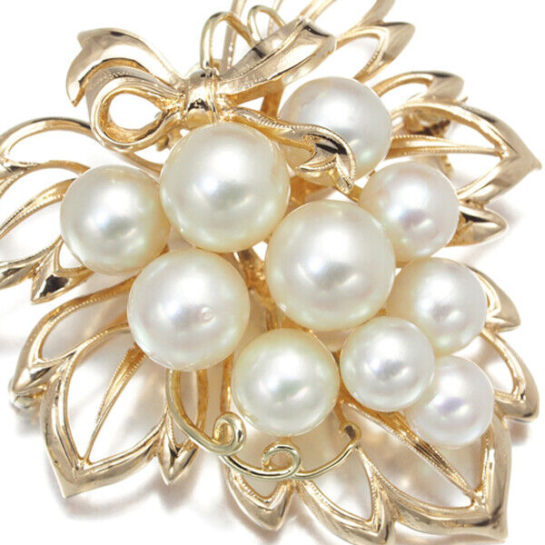 MIKIMOTO Brooch and Pendant Akoya Pearl 5.5-7.5mm