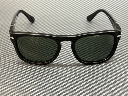 PERSOL PO3333S 95 31 Black Green Men's 54 mm Sunglasses