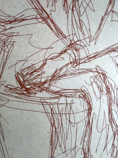 Alberto Giacometti Lithograph ( Coa Signed In Pen) Numbered By Hand