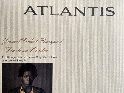 Jean-Michel-Basquiat Lithograph Coa Signed &