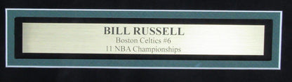 Bill Russell Hof Autographed  16X20 Photo Boston