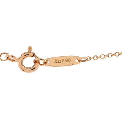 Tiffany & Co. T Smile Pendant Necklace 18K Rose Gold With Diamonds Small