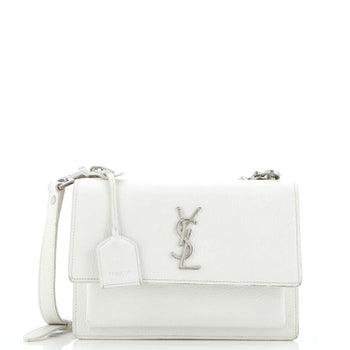 Saint Laurent Sunset Satchel Leather Medium