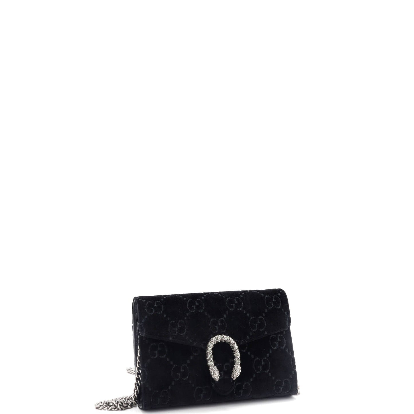 Gucci Dionysus Chain Wallet Gg Velvet Small