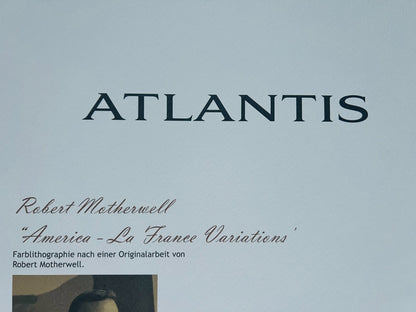 Robert Motherwell Lithograph Coa Signed Numbered Pencil Limited Edition