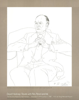 David Hockney Portrait Of Sir John Gielgud 