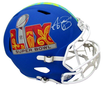 A.J. Brown Signed Full Size Replica Sb Lix Blue