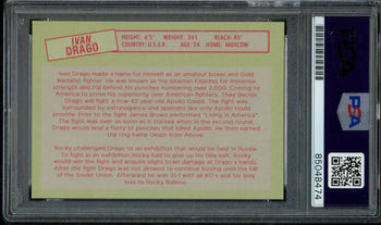 Dolph Lundgren Autographed Rocky Iv Ivan 1985 Topps  Card Psa/Dna Gem Mint 10