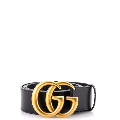 Gucci Gg Marmont Belt Leather Wide