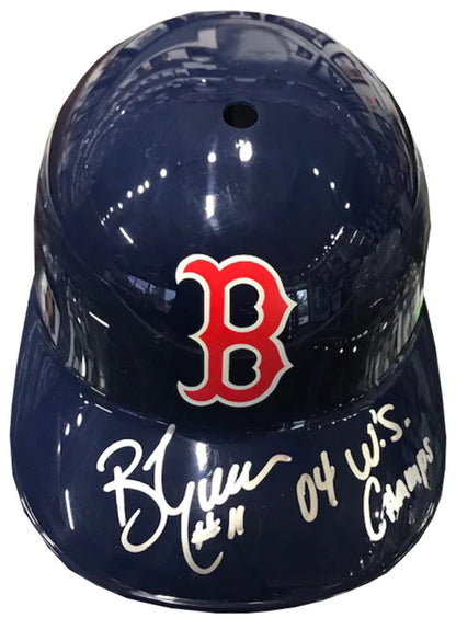 Bill Mueller "04 Ws Champs" Autographed Full Size Helmet