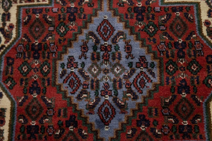 Vintage Handmade Oriental Area Rug Geometric