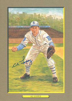 Al Lopez Autographed Greatest Moments Postcard (Jsa)