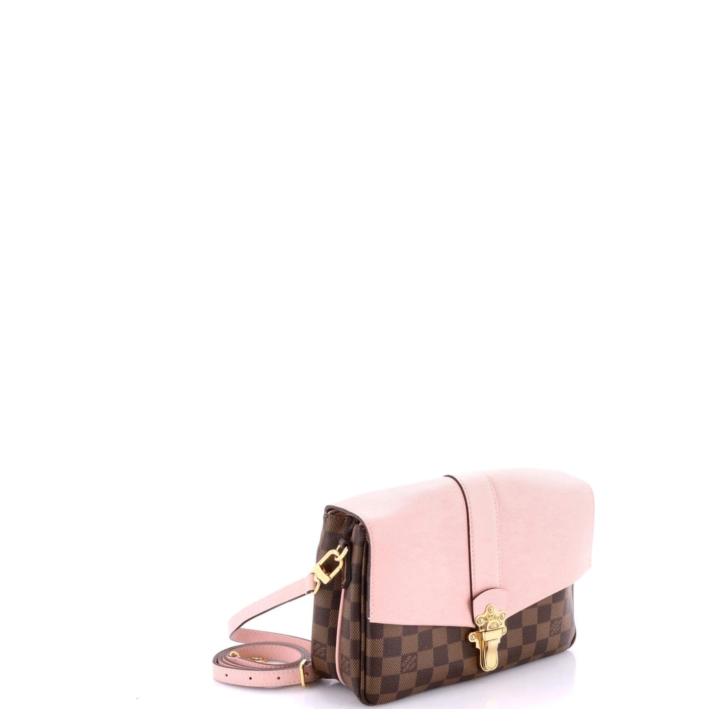 Louis Vuitton Clapton Handbag Damier And Leather Pm