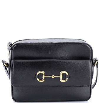 Gucci Horsebit 1955 Flap Pocket Camera Bag Leather Small