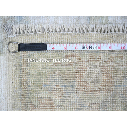 Rug 2'10"x16' Silver Gray Angora Oushak Oversized Oriental Runner