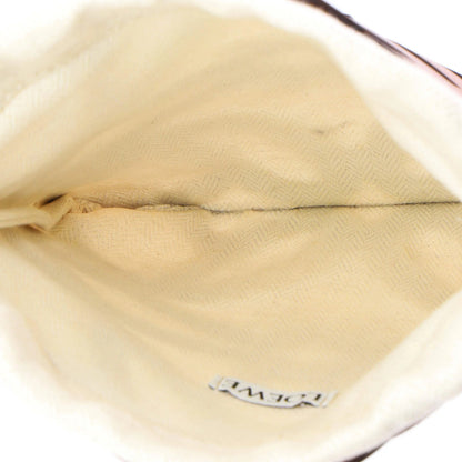 Loewe Anagram Cut Out Crossbody Bag Leather With Canvas