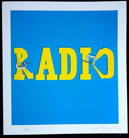 Ed Ruscha Lithograph Coa Signed Op Numbered In Pencil Certified