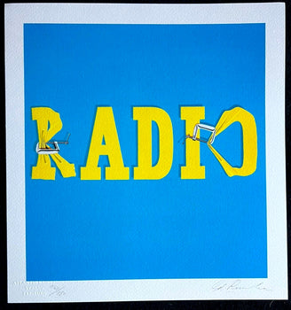 Ed Ruscha Lithograph Coa Signed Op Numbered In Pencil Certified