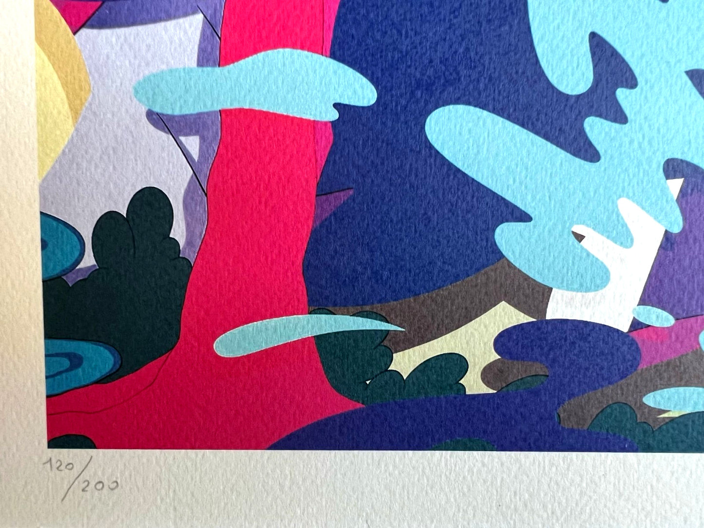 Kaws Lithograph Coa Numbered Limited Certified (Mori Museum)