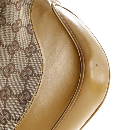 Gucci Web Jackie O Hobo Gg Canvas Medium
