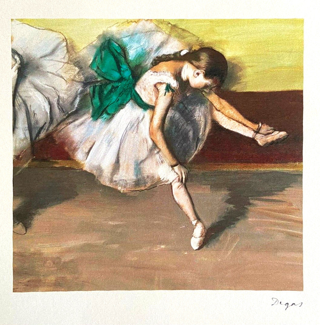 Edgar Degas Lithograph 1943 Coa Mourlot Published Signed Op