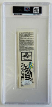 Nolan Ryan Signed 300Th Career Win Ticket July 31 1990 (Psa) Gem Mt 10