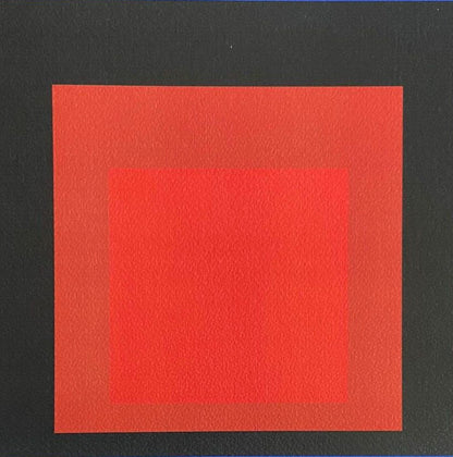 Josef Albers Lithograph Coa Signed Op Numbered By Hand Stamped
