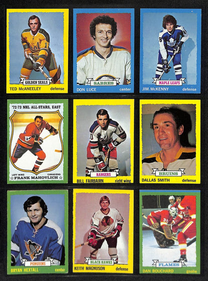 1973-74 Topps Hockey Cards Complete Set (1-198)