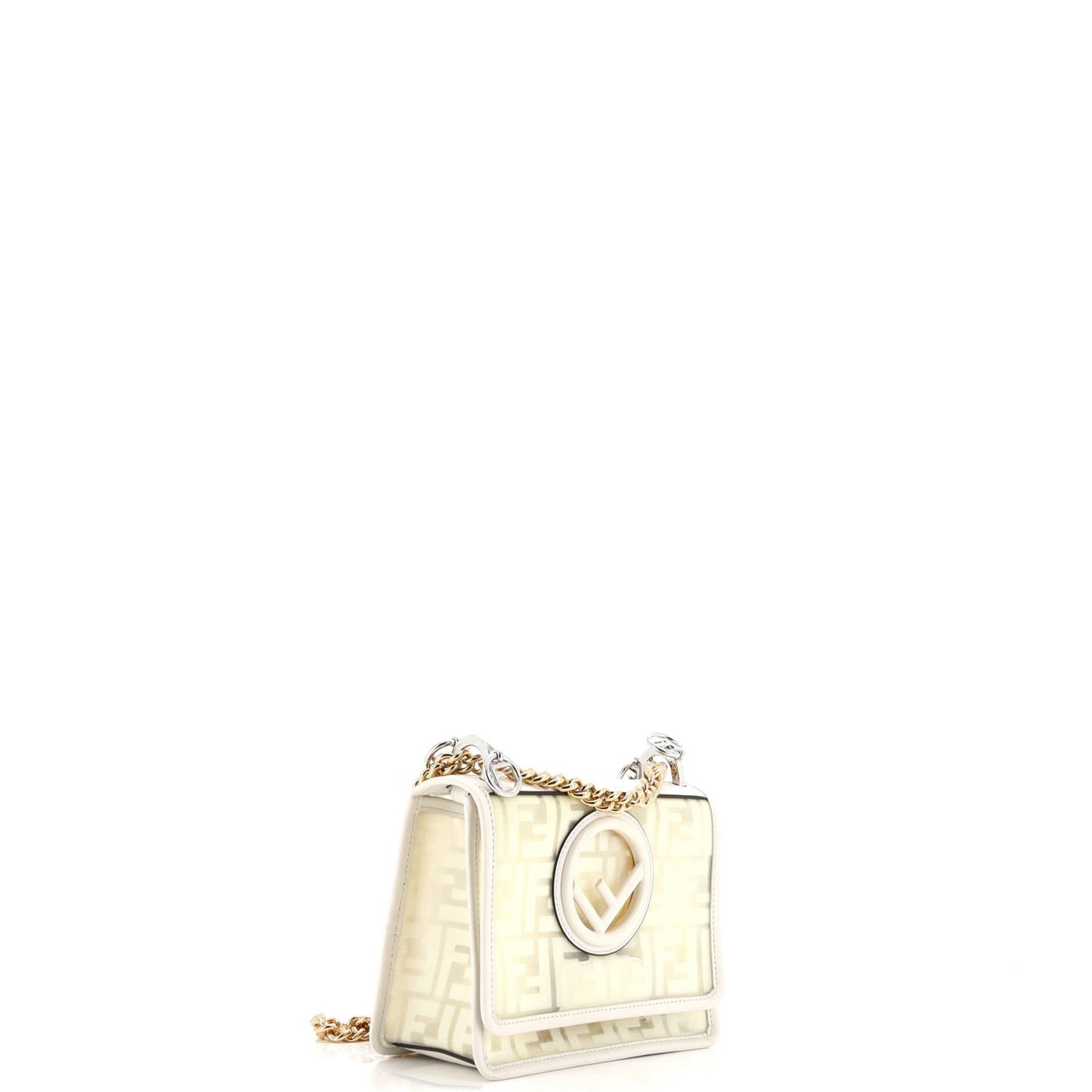 Fendi Kan I F Shoulder Bag Zucca Pu Small