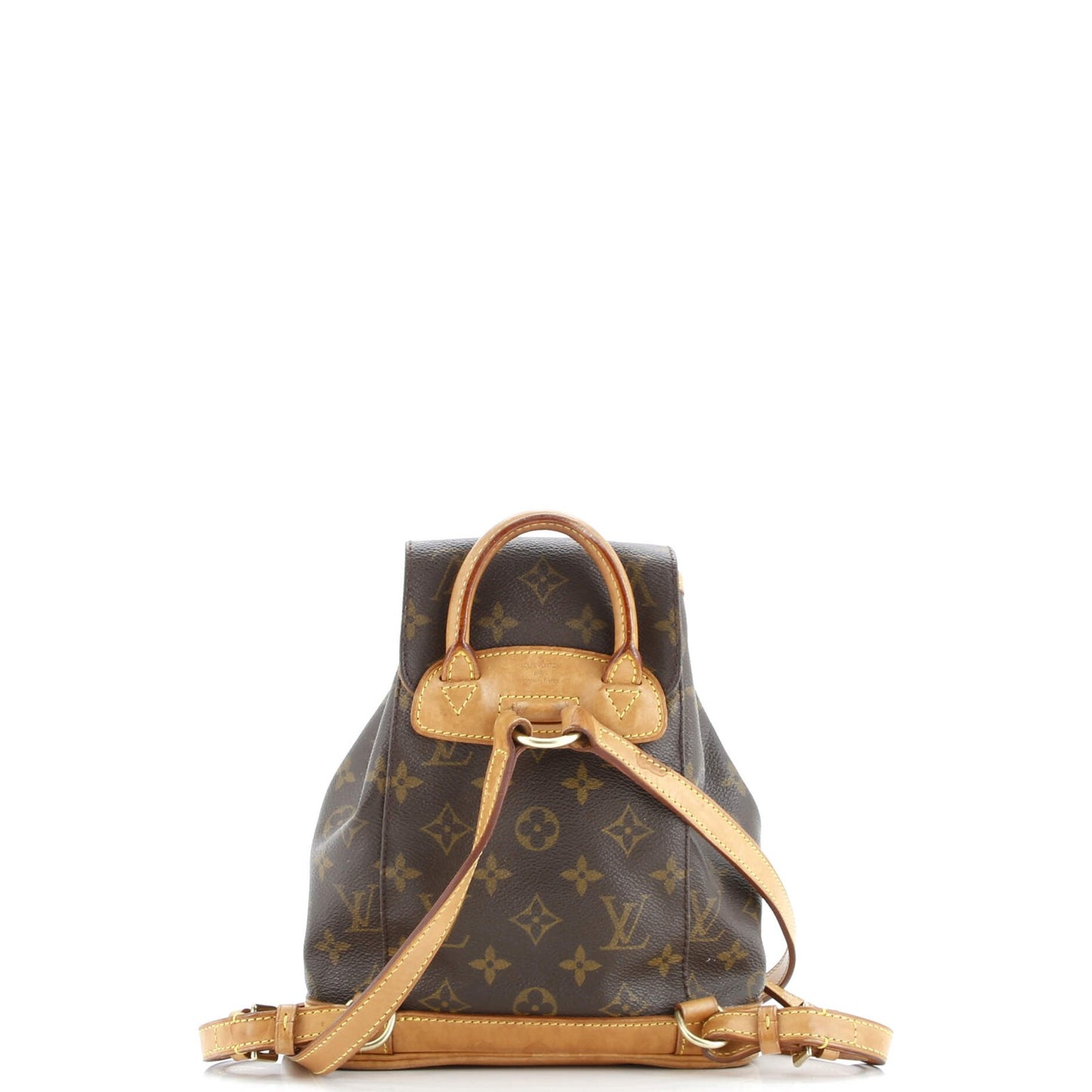 Louis Vuitton Vintage Montsouris Backpack Monogram Canvas Pm