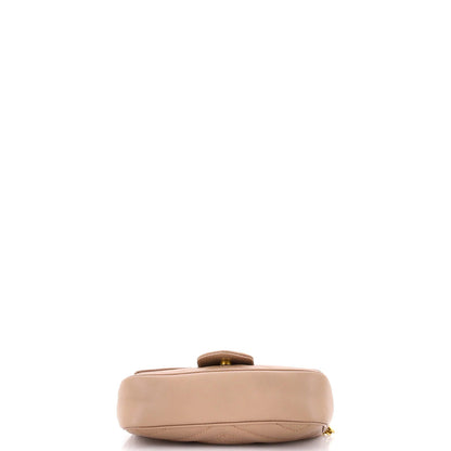 Gucci Gg Marmont Flap Bag Matelasse Leather Super Mini