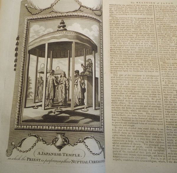 William Hurd Religious Rites Customs Of All Nations Illustrated 1790 Folio Japan