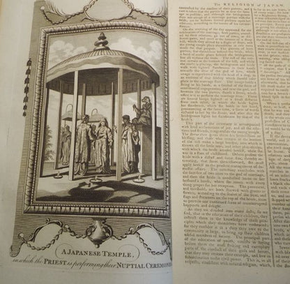 William Hurd Religious Rites Customs Of All Nations Illustrated 1790 Folio Japan
