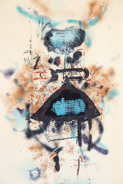 Robert Grieve Lithograph Samurai Theme 1979 Signed Limited 150 Australia