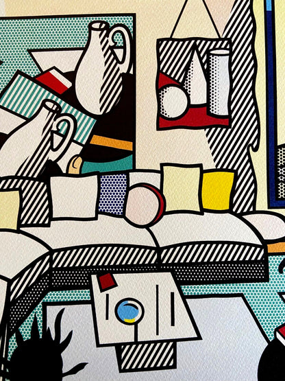Roy Lichtenstein Lithograph Signed Numbered (Jasper Johns)