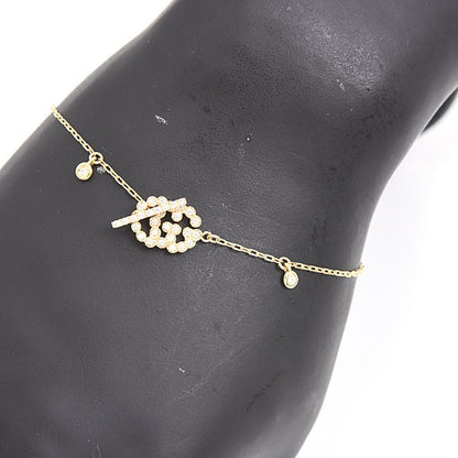 Gucci Double G Diamond Bracelet In Yellow Gold 750Yg