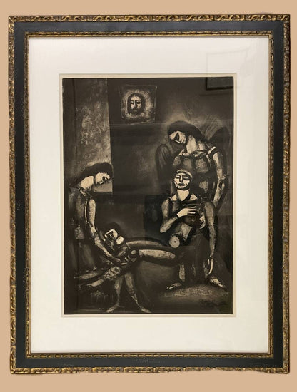 Georges Rouault "Le Juste Se Frappe Lui-Mme..."  Plate 46 From Miserere  1926