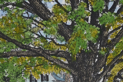 Carol Collette Original Hand-Colored Etching Print "July" Signed Framed Usa