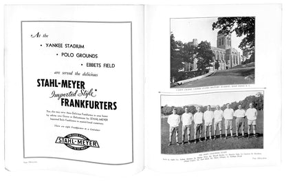 12/2/1933 Army Vs. Notre Dame College Program