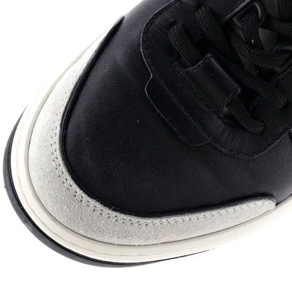 Chanel Women'S Cc Low-Top Sneakers Suede And Leather