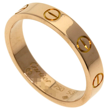 Cartier Ring Mini Love Ring #53 K18 Pink Gold