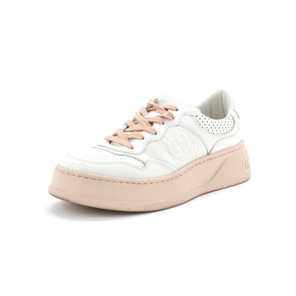 Gucci Chunky B Sneakers Gg Embossed Perforated Leather