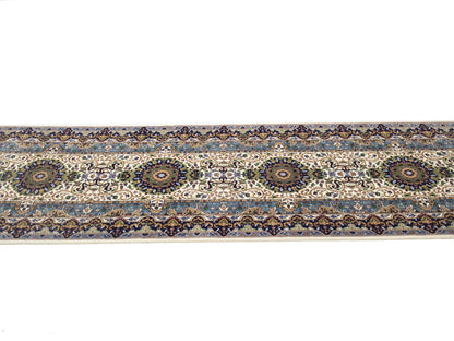 Handmade Kirman Oriental Runner Rug Floral Design