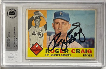 Roger Craig Autographed 1960 Topps Card #62