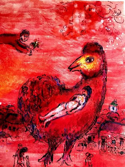 Marc Chagall Lithograph Coa Original Signed Numbered In Pencil Collection